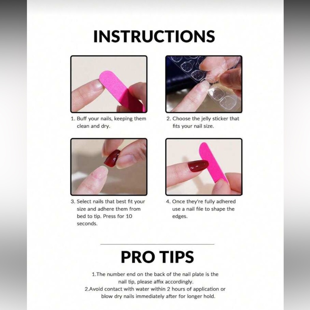 24pc Press On Nail Set from the Nail Bar 💅 - Picture 4 of 4